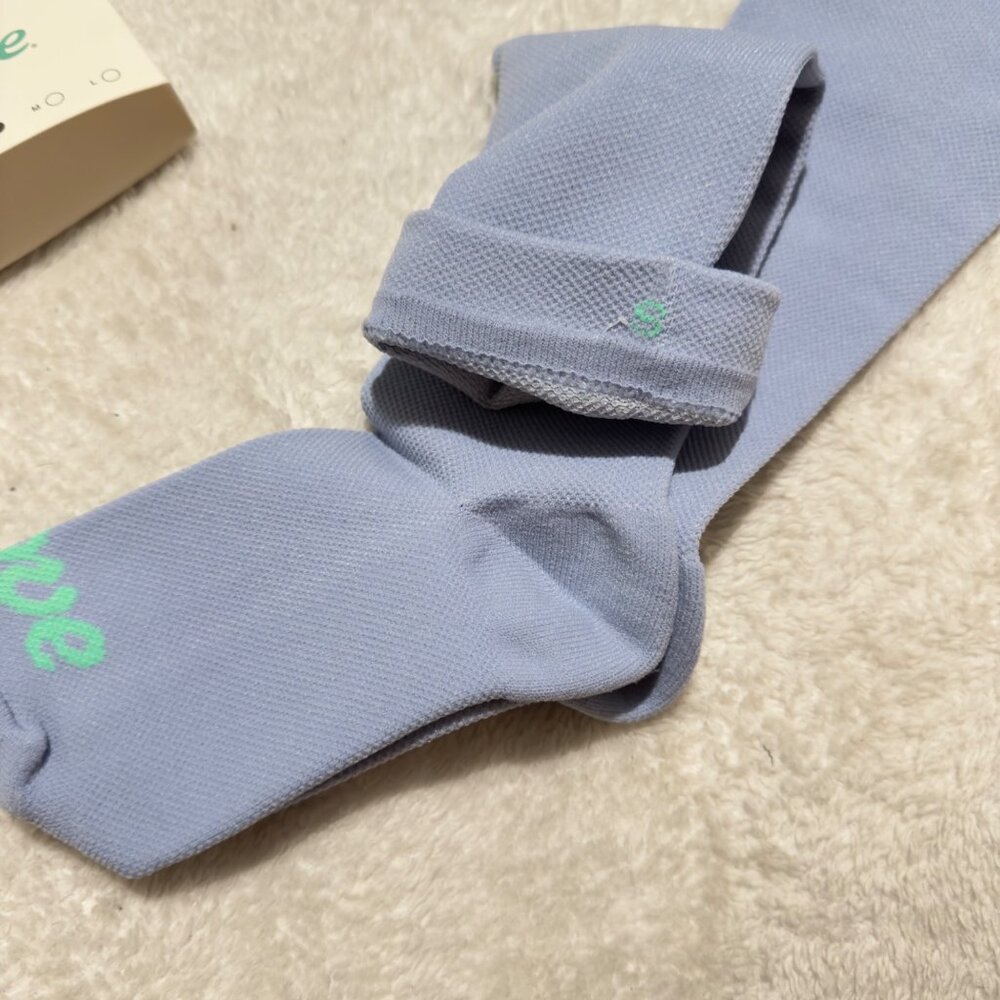 Clove Compression Socks 20-30mmHg Forever Blue With Mint Logo Size small 1 pair - Picture 5 of 7